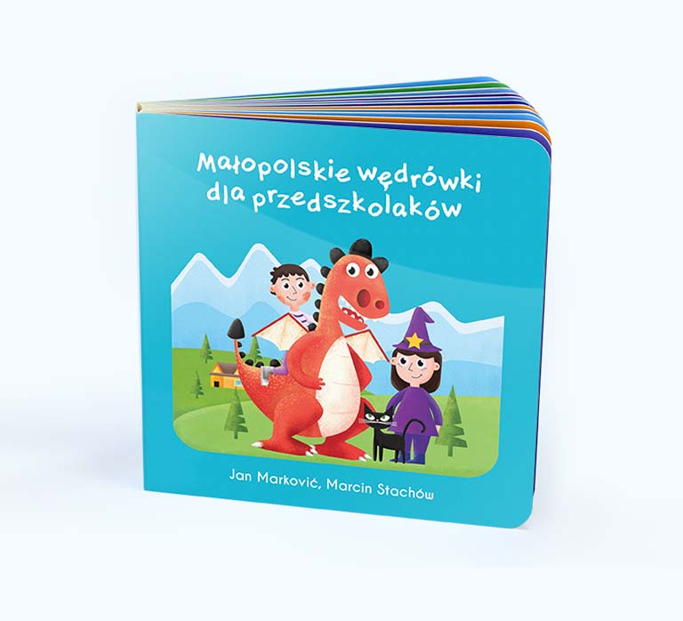 Okładka książki Małopolskie wędrówki dla przedszkolaków